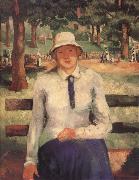 Kasimir Malevich Unemployed Woman oil